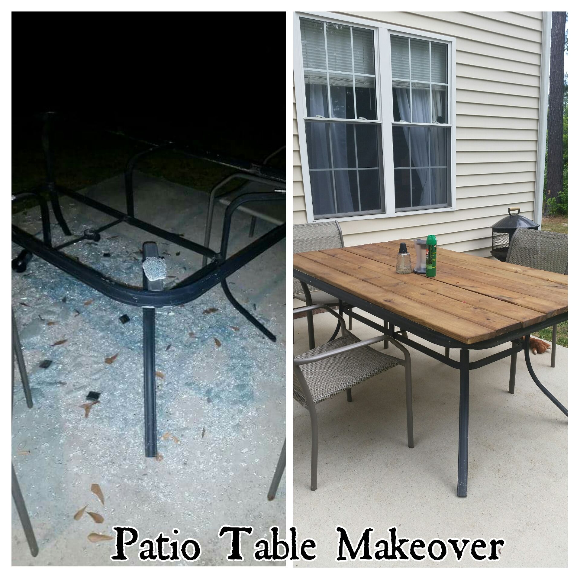 Glass Patio Table Makeover - Farm Life Geek